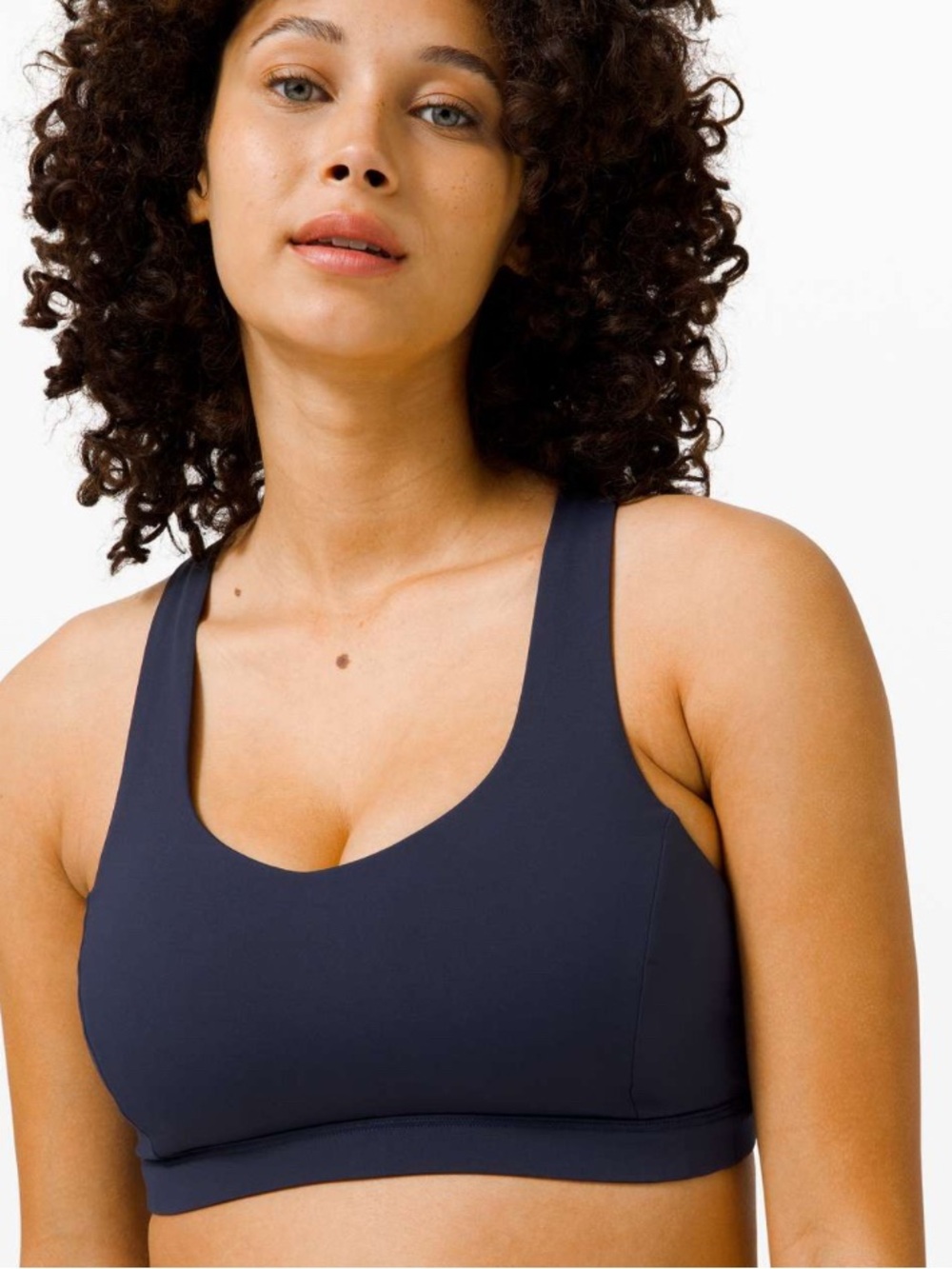 lululemon athletica Classic Scoop Sports Bra — Deep Navy